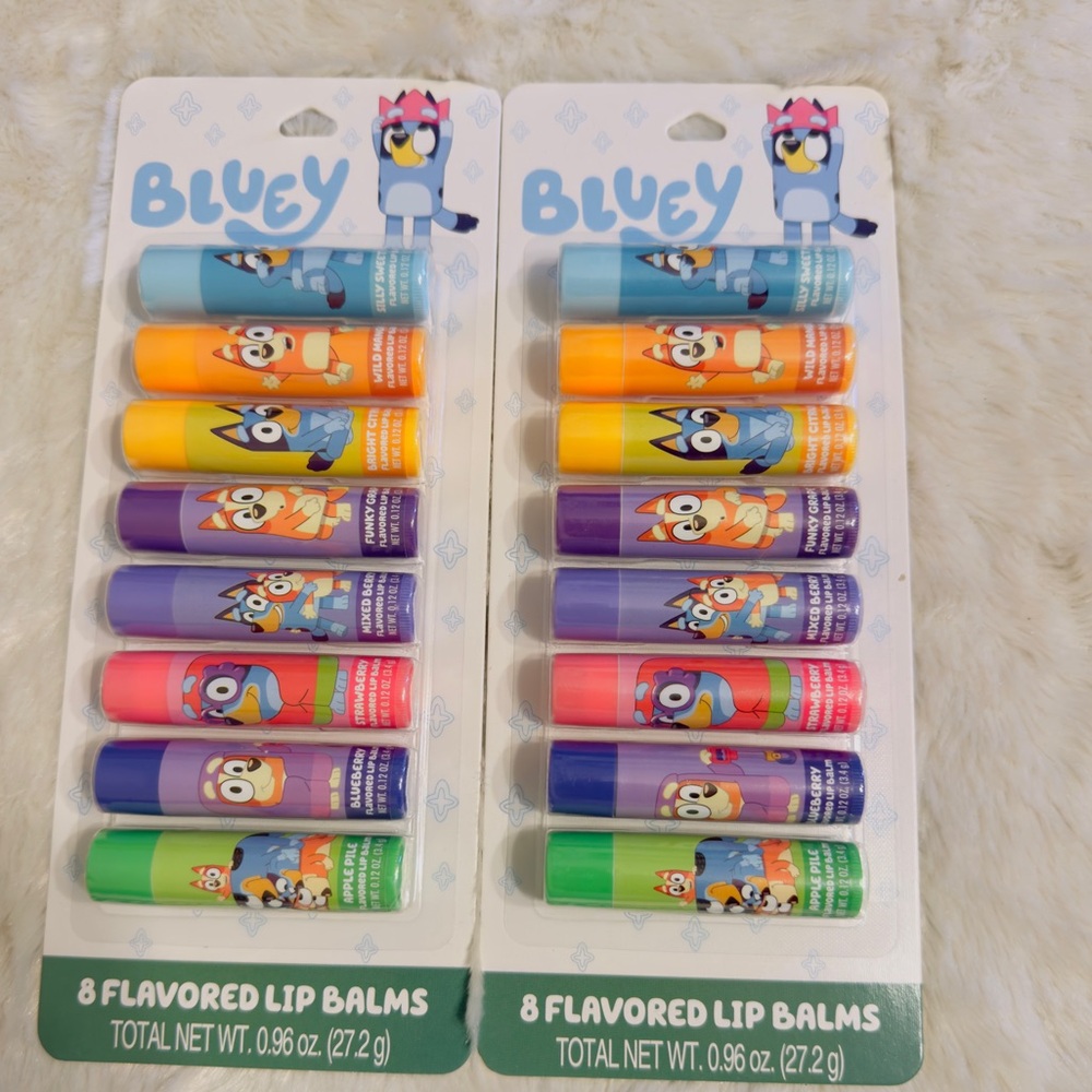 16 - Bluey Flavored Lip Balms